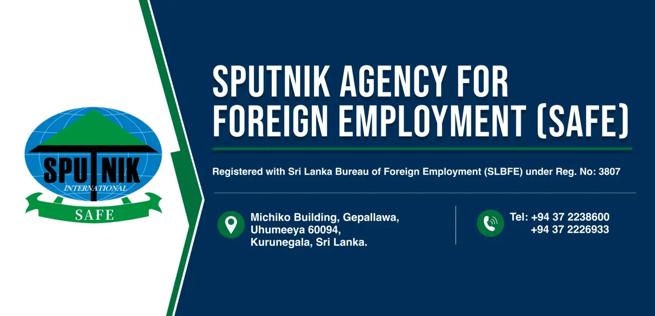 Sputnik Agency For Foreign Employment (SAFE) Banner
